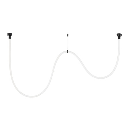 Lampa wisząca SNAKE LED wąż ledowy czarna 300 cm MD1021-3 black Step into Design