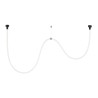 Lampa wisząca SNAKE LED wąż ledowy czarna 300 cm MD1021-3 black Step into Design
