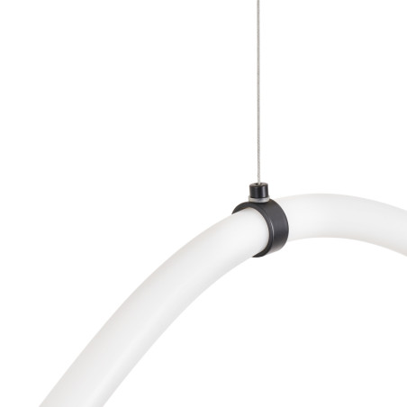 Lampa wisząca SNAKE LED wąż ledowy czarna 300 cm MD1021-3 black Step into Design