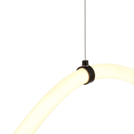 Lampa wisząca SNAKE LED wąż ledowy czarna 300 cm MD1021-3 black Step into Design