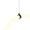 Lampa wisząca SNAKE LED wąż ledowy czarna 300 cm MD1021-3 black Step into Design