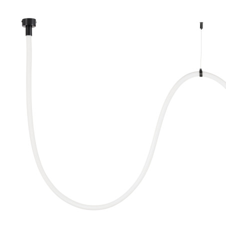 Lampa wisząca SNAKE LED wąż ledowy czarna 300 cm MD1021-3 black Step into Design