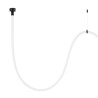 Lampa wisząca SNAKE LED wąż ledowy czarna 300 cm MD1021-3 black Step into Design
