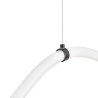 Lampa wisząca SNAKE LED wąż ledowy czarna 400 cm MD1021-4 black Step into Design