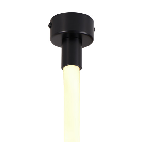 Lampa wisząca SNAKE LED wąż ledowy czarna 400 cm MD1021-4 black Step into Design