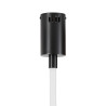 Lampa wisząca SNAKE LED wąż ledowy czarna 400 cm MD1021-4 black Step into Design