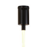 Lampa wisząca SNAKE LED wąż ledowy czarna 400 cm MD1021-4 black Step into Design