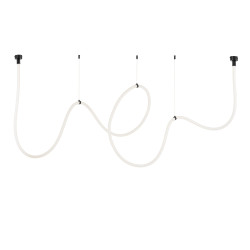 Lampa wisząca SNAKE LED wąż ledowy czarna 500 cm MD1021-5 black Step into Design