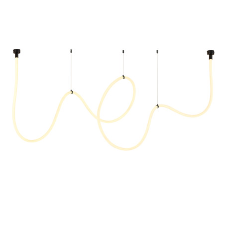 Lampa wisząca SNAKE LED wąż ledowy czarna 500 cm MD1021-5 black Step into Design