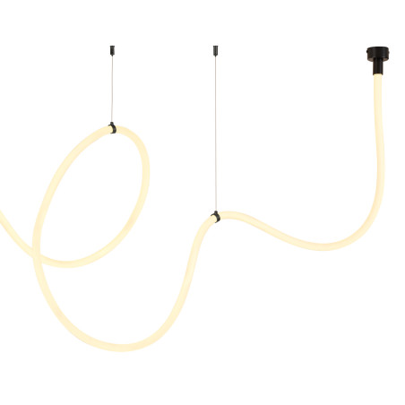 Lampa wisząca SNAKE LED wąż ledowy czarna 500 cm MD1021-5 black Step into Design
