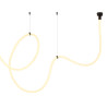 Lampa wisząca SNAKE LED wąż ledowy czarna 500 cm MD1021-5 black Step into Design