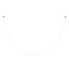 Lampa wisząca SNAKE LED wąż ledowy czarna 500 cm MD1021-5 black Step into Design