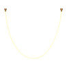 Lampa wisząca SNAKE LED 300 cm - elastyczny przewód LED, 3000K, złote uchwyty MD1021-3 gold Step into Design