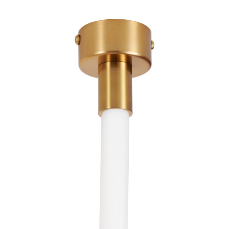 Lampa wisząca SNAKE LED 400 cm - elastyczny przewód LED, 3000K, złote uchwyty MD1021-4 gold Step into Design