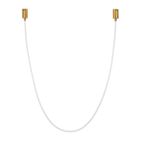 Lampa wisząca SNAKE LED 400 cm - elastyczny przewód LED, 3000K, złote uchwyty MD1021-4 gold Step into Design