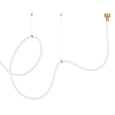 Lampa wisząca SNAKE LED wąż ledowy złota 500 cm MD1021-5 gold Step into Design
