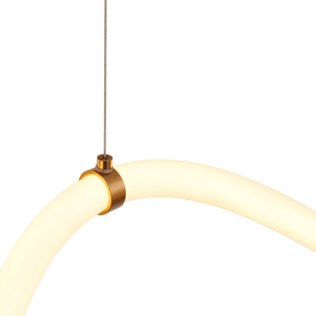 Lampa wisząca SNAKE LED wąż ledowy złota 500 cm MD1021-5 gold Step into Design