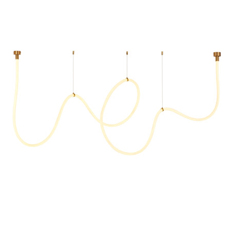 Lampa wisząca SNAKE LED wąż ledowy złota 500 cm MD1021-5 gold Step into Design