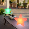 Lampa ogrodowa dekoracyjna gwiazda STAR LED RGBW 16 kolorów 30 cm ES-CR041 Step into Design