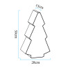 Lampa ogrodowa choinka X-MASS TREE S LED RGBW 16 kolorów 50 cm ES-CR020 Step into Design