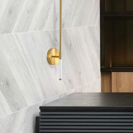 Lampa ścienna FRESCO LED złota 65 cm ST-MD1024S Step into Design