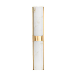 Lampa ścienna MURO LED 66 cm - biały alabaster, złote detale ST-3426-AGB-CE Step into Design