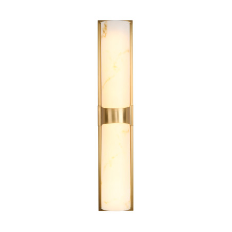 Lampa ścienna MURO LED 66 cm - biały alabaster, złote detale ST-3426-AGB-CE Step into Design
