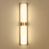 Lampa ścienna MURO LED 66 cm - biały alabaster, złote detale ST-3426-AGB-CE Step into Design