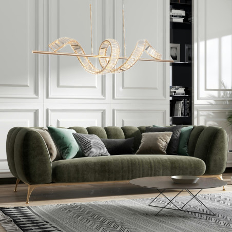 Lampa wisząca RITZ LED złota 150 cm ST-MD2405161 Step into Design