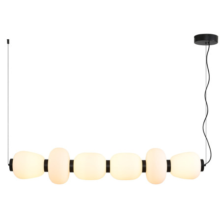 Lampa wisząca BRILLA-6 LED biało-czarna 125 cm ST-CP241210-6L BLACK WHITE Step into Design