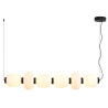 Lampa wisząca BRILLA-6 LED biało-czarna 125 cm ST-CP241210-6L BLACK WHITE Step into Design