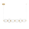 Lampa wisząca BRILLA-6 LED biało-złota 125 cm ST-CP241210-6L GOLD Step into Design