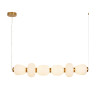 Lampa wisząca BRILLA-6 LED biało-złota 125 cm ST-CP241210-6L GOLD Step into Design