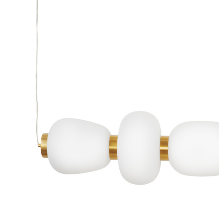 Lampa wisząca BRILLA-6 LED biało-złota 125 cm ST-CP241210-6L GOLD Step into Design