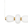 Lampa wisząca BRILLA-6 LED biało-złota 125 cm ST-CP241210-6L GOLD Step into Design