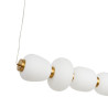Lampa wisząca BRILLA-6 LED biało-złota 125 cm ST-CP241210-6L GOLD Step into Design
