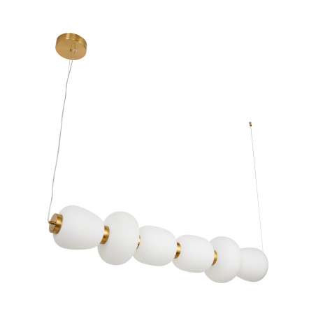 Lampa wisząca BRILLA-6 LED biało-złota 125 cm ST-CP241210-6L GOLD Step into Design