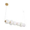 Lampa wisząca BRILLA-6 LED biało-złota 125 cm ST-CP241210-6L GOLD Step into Design