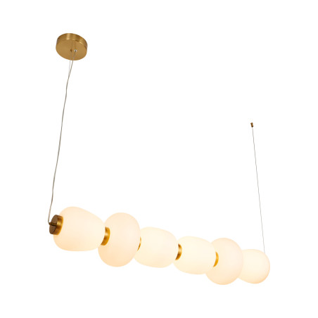 Lampa wisząca BRILLA-6 LED biało-złota 125 cm ST-CP241210-6L GOLD Step into Design