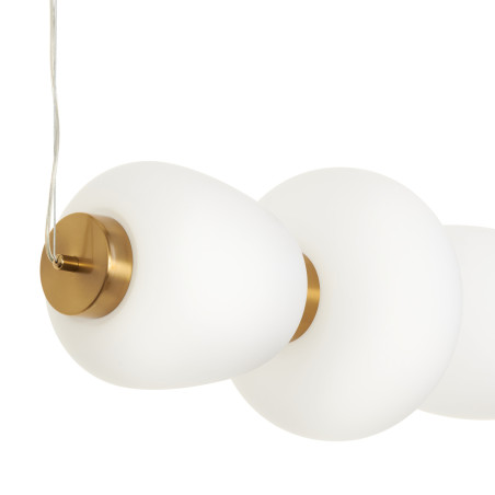 Lampa wisząca BRILLA-6 LED biało-złota 125 cm ST-CP241210-6L GOLD Step into Design