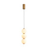 Lampa wisząca PERLA LED białe kule 12 cm ST-CP231222-3L gold Step into Design