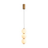 Lampa wisząca PERLA LED białe kule 12 cm ST-CP231222-3L gold Step into Design