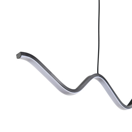 Lampa wisząca ZIGZAG LED czarna 90 cm ST-MD240602 BLACK Step into Design