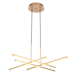Lampa wisząca CRISS CROSS LED złota 78 cm ST-MD240406-4 gold Step into Design