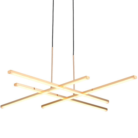 Lampa wisząca CRISS CROSS LED złota 78 cm ST-MD240406-4 gold Step into Design