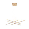 Lampa wisząca CRISS CROSS LED złota 78 cm ST-MD240406-4 gold Step into Design