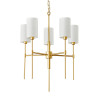 Lampa wisząca DARLING żyrandol złota 60 cm ST-9501-5 GOLD Step into Design