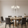 Lampa wisząca DARLING czarny połysk 60 cm ST-9501-5 BLACK Step into Design