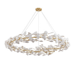 Lampa wisząca BOTANIKA złoto biała 150 cm XY080P-150 Step into Design