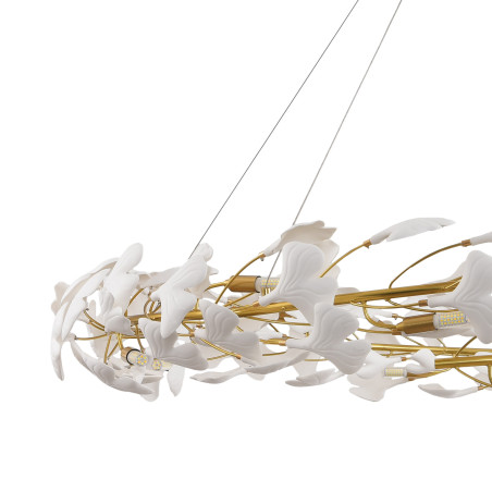 Lampa wisząca BOTANIKA złoto biała 150 cm XY080P-150 Step into Design